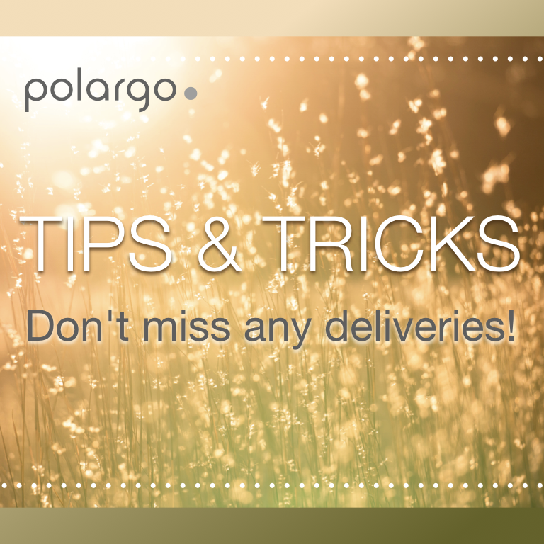 STAY UPDATED ON YOUR DELIVERIES 
